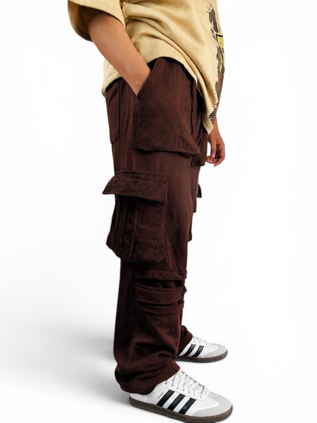 Brown Utility Cargo Trouser